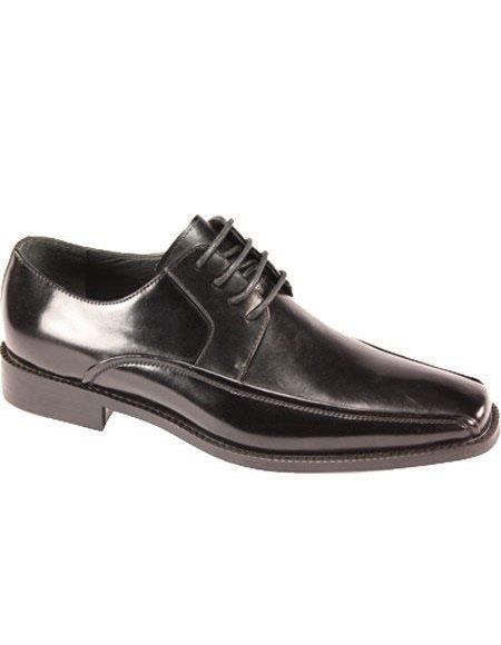 Men's Lace Up Dress Oxfords Black - Cheap Priced Men's Discounted black dress shoes