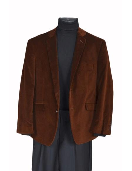 Men's Designer Casual Cheap Priced Fashion Blazer Dress Jacket Blazer Sport Coat- Brown