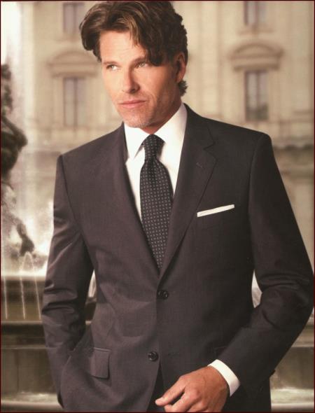 Authentic Mantoni Brand Real With Tags Cheap Priced Business Suits Clearance Sale 2 Pleats Brown- High End Suits - High Quality Suits