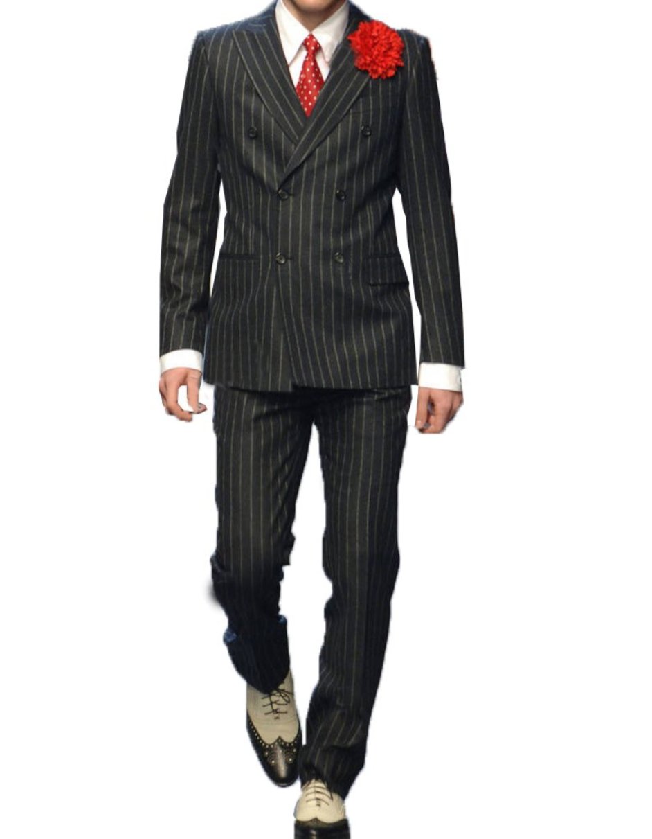 Gomez Addams Double Breasted Suit Costume