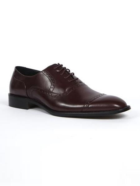 Burgandy Men's Dress Shoes