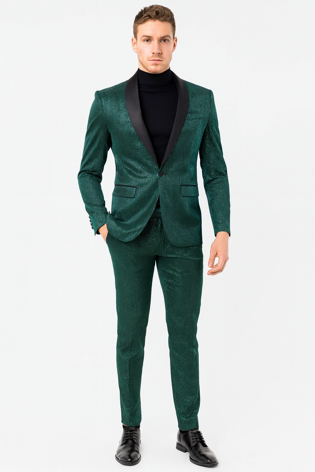 Emerald Green Slim Fit Tuxedo Suit