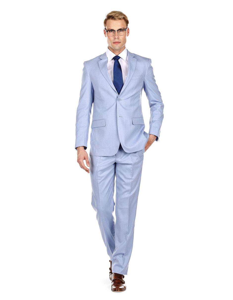 Men’s Modern Fit Summer Wedding Suit by Braveman