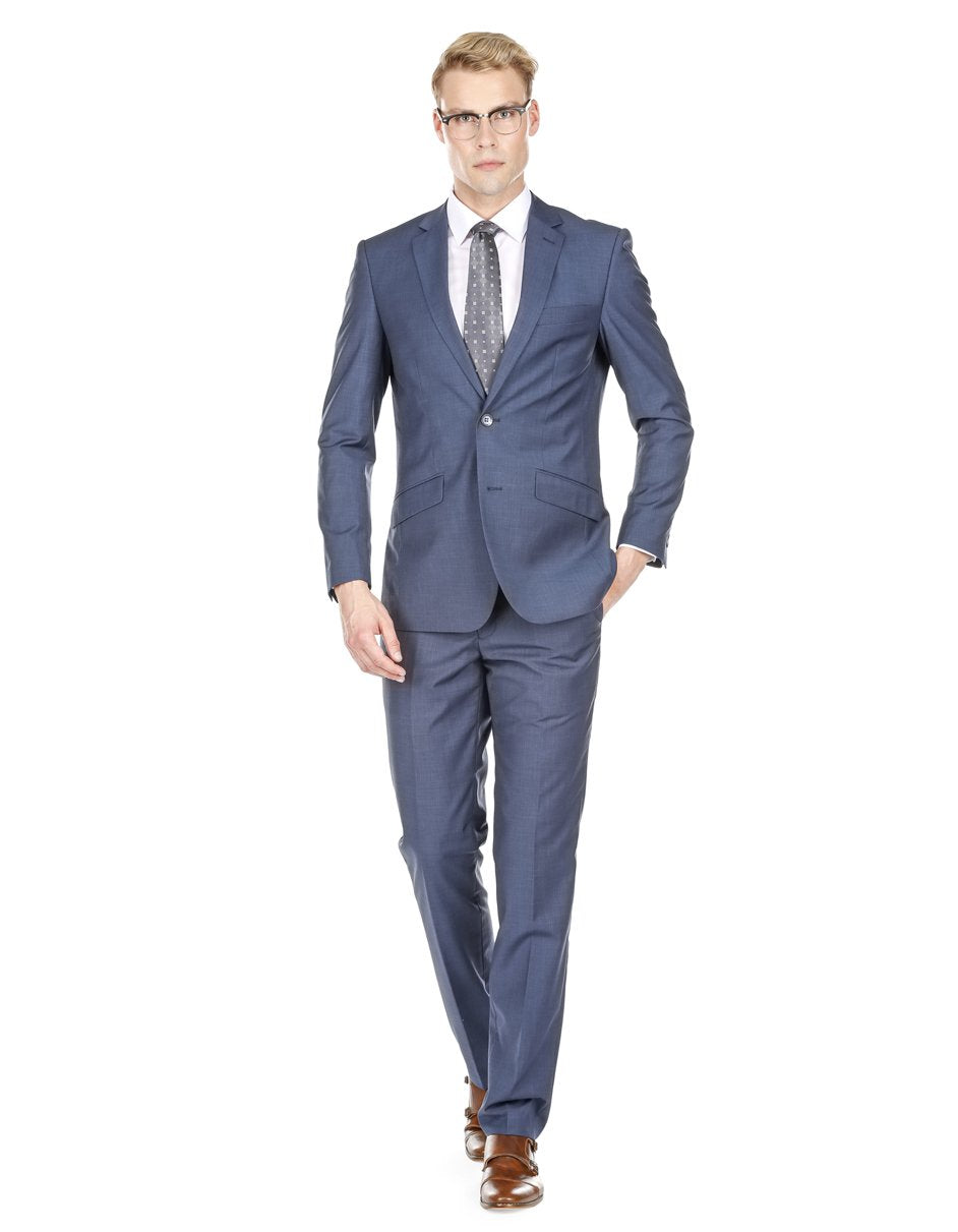 Modern Fit Indigo Blue Suit for Men