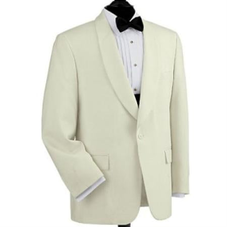 Brand New Men's OFF White Dinner Tuxedo Jacket