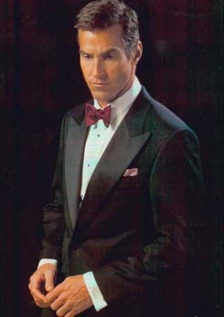Luxurious 1 or 2 button wool Best Designer One Button Black Tuxedo Suit For Men Jet Black premier quality