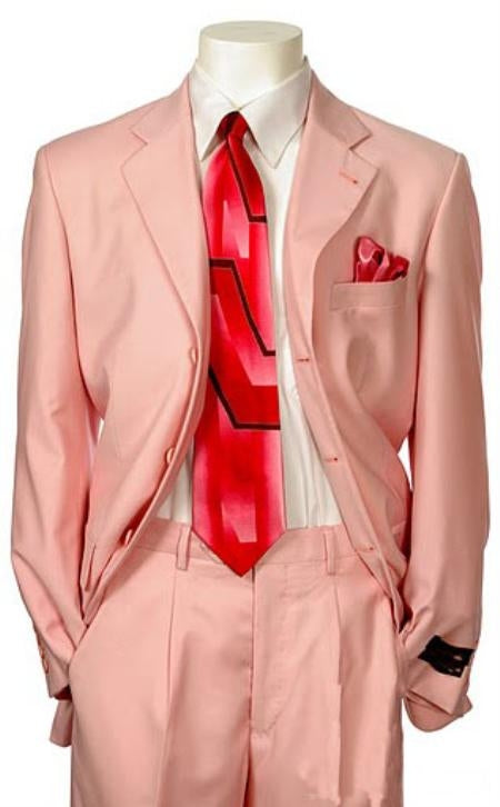 Mens Multi-Stage Party Cheap Priced Business Suits Clearance Sale Collection Pink Suit Affordable - Discounted Priced On Clearance Sale