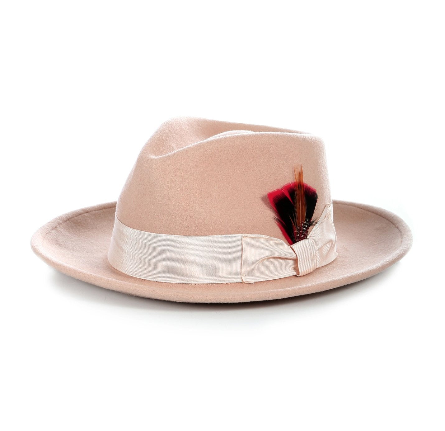 Men’s Camel Gangster Untouchable Fedora – Classic Dress Hat