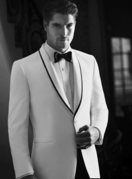Waverly White Tuxedo Jacket Ike Evening by Tuxedo Authentic Brand