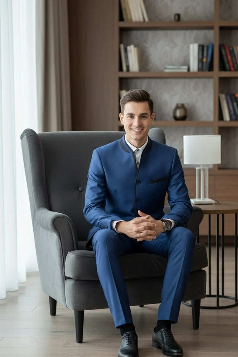 Mens Blue Tuxedo