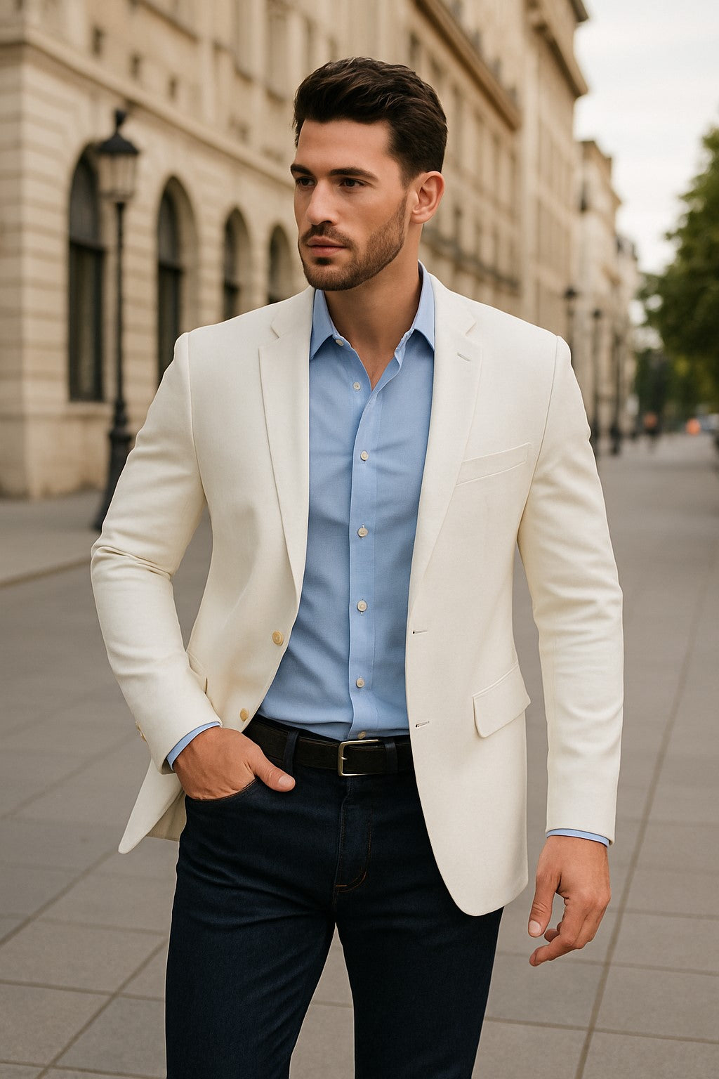 Mens Linen Blazer Big And Tall
