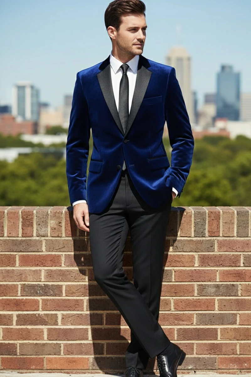 Mens Navy Tuxedo
