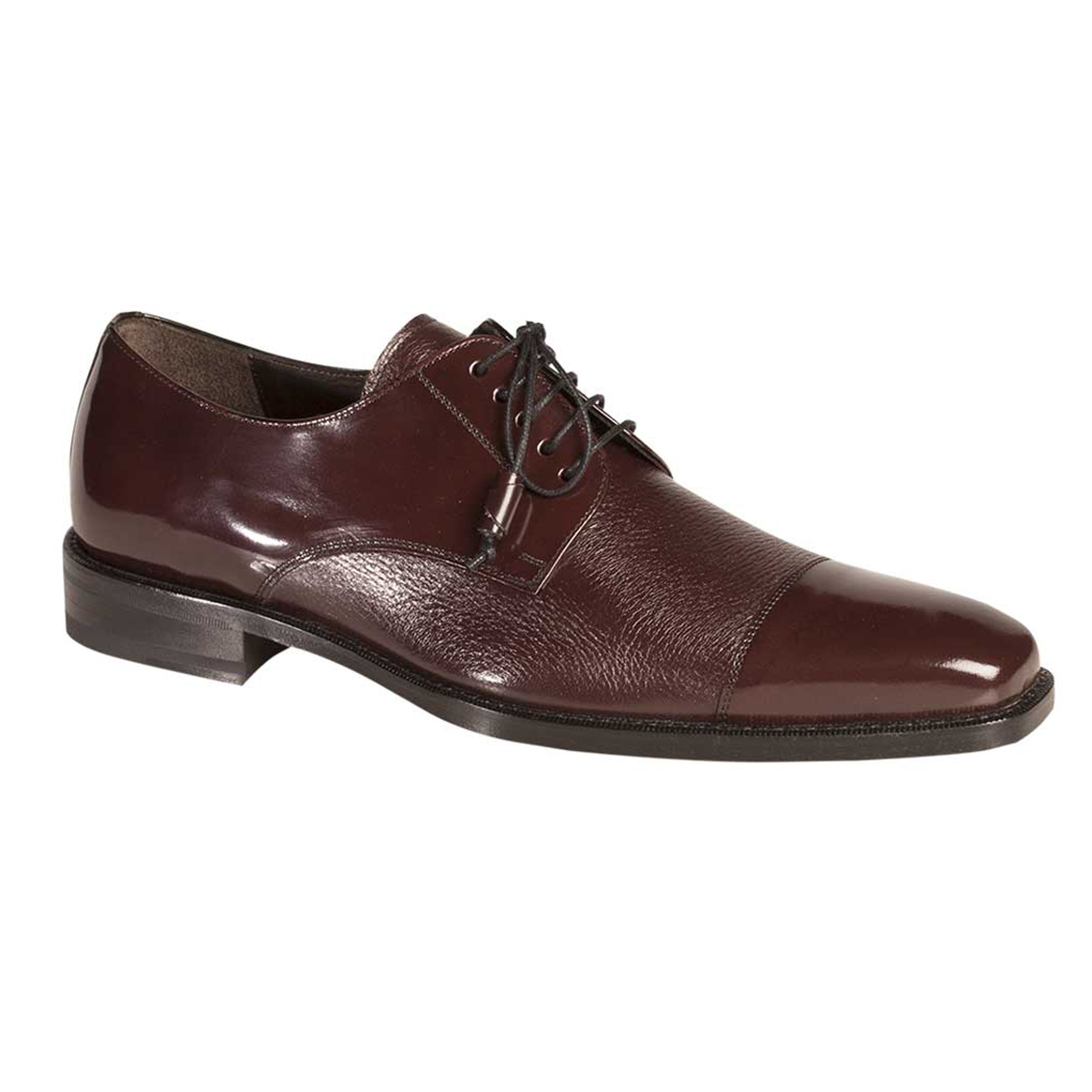 Mezlan Soka Burgundy Cap Toe Dress Shoe