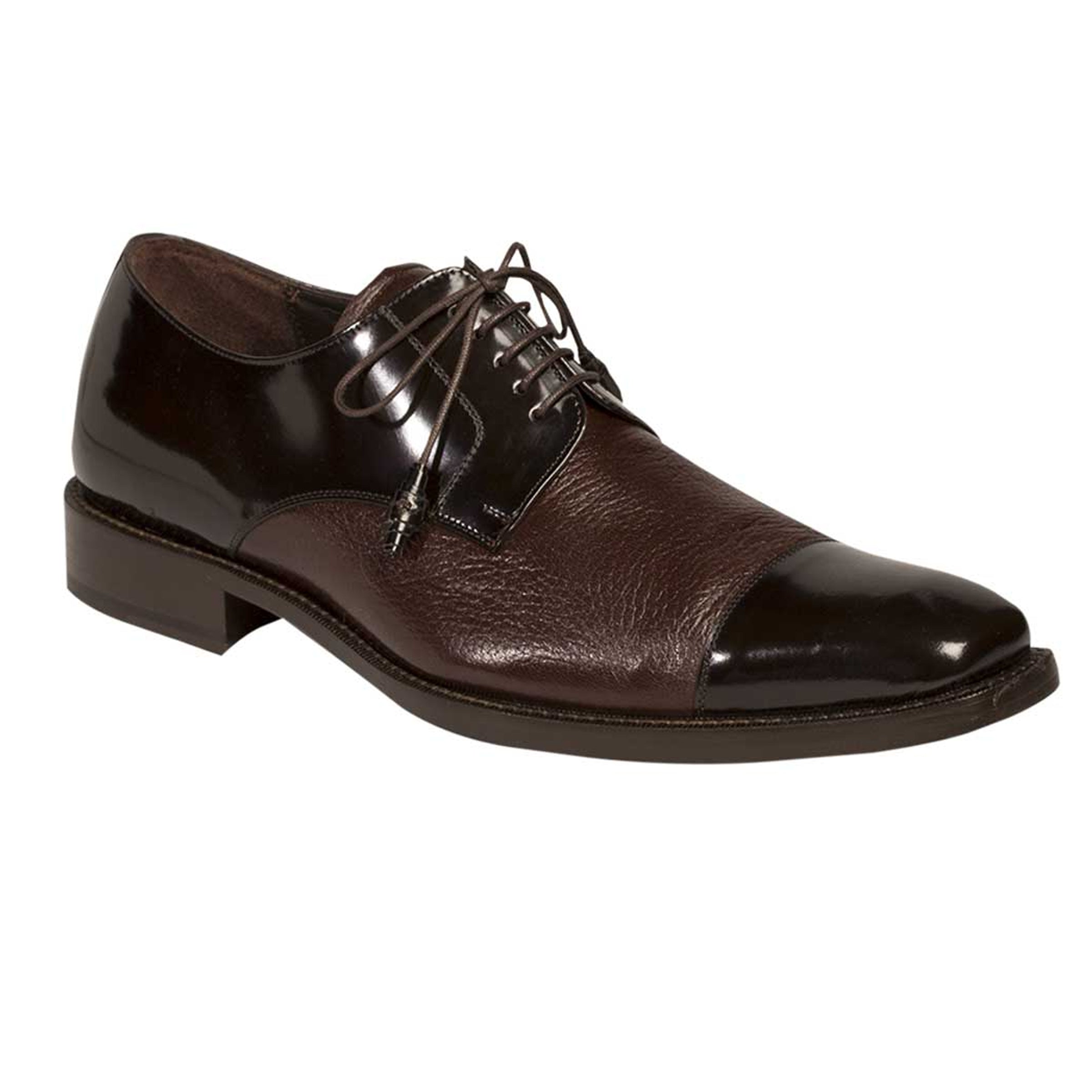 Mezlan Soka Brown Cap Toe Dress Shoe
