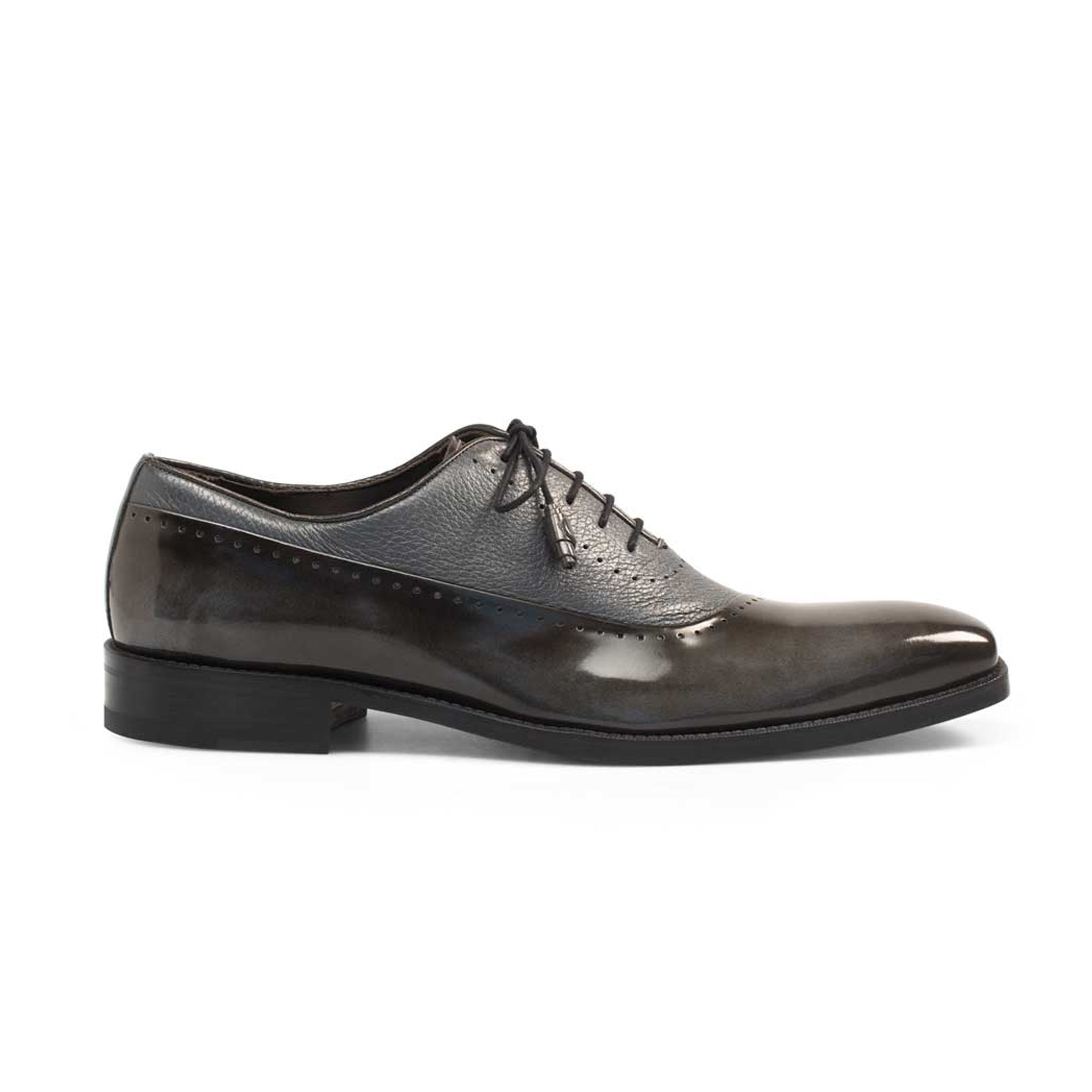 Mezlan Navy Calfskin Oxford Dress Shoe