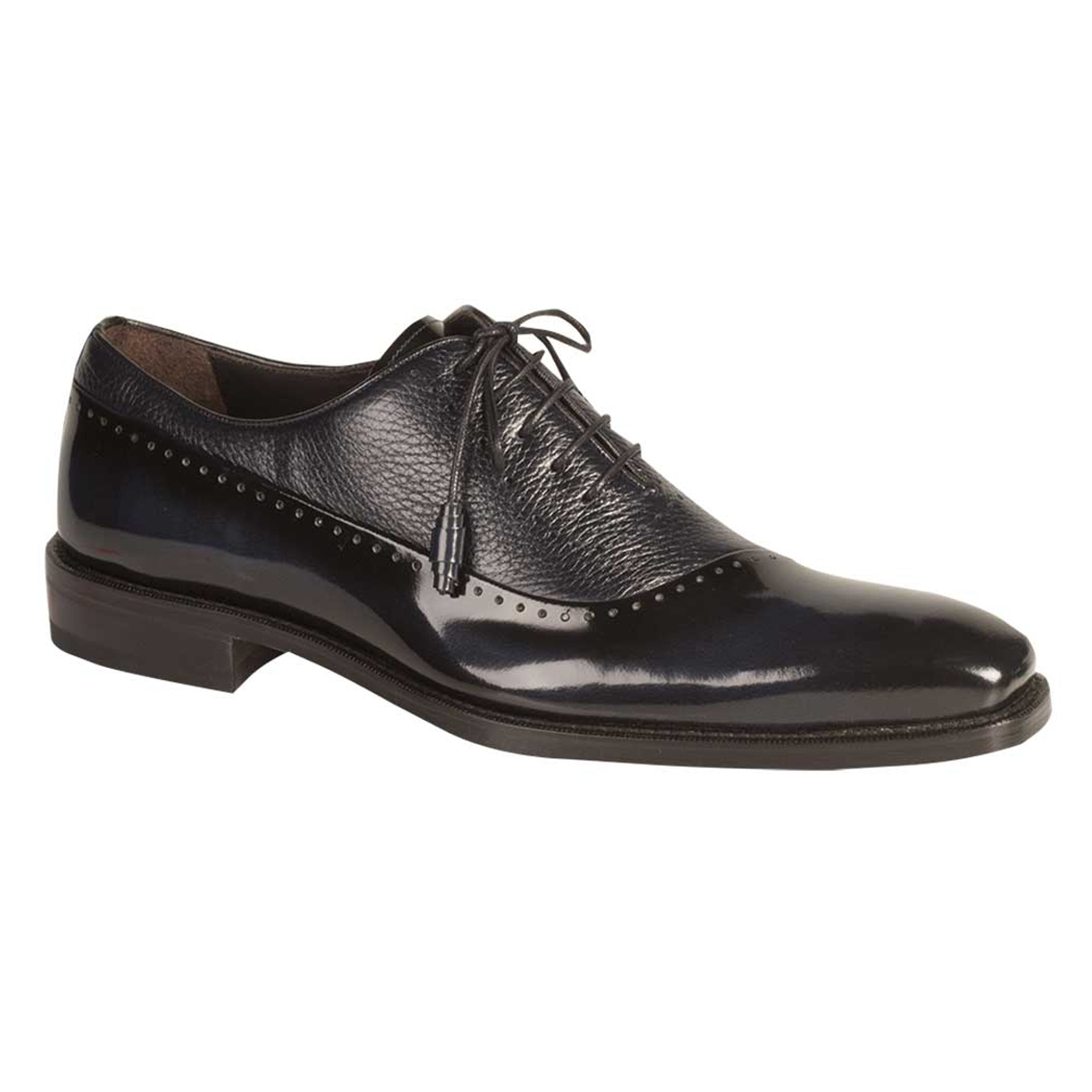 Mezlan Navy Calfskin Oxford Dress Shoe