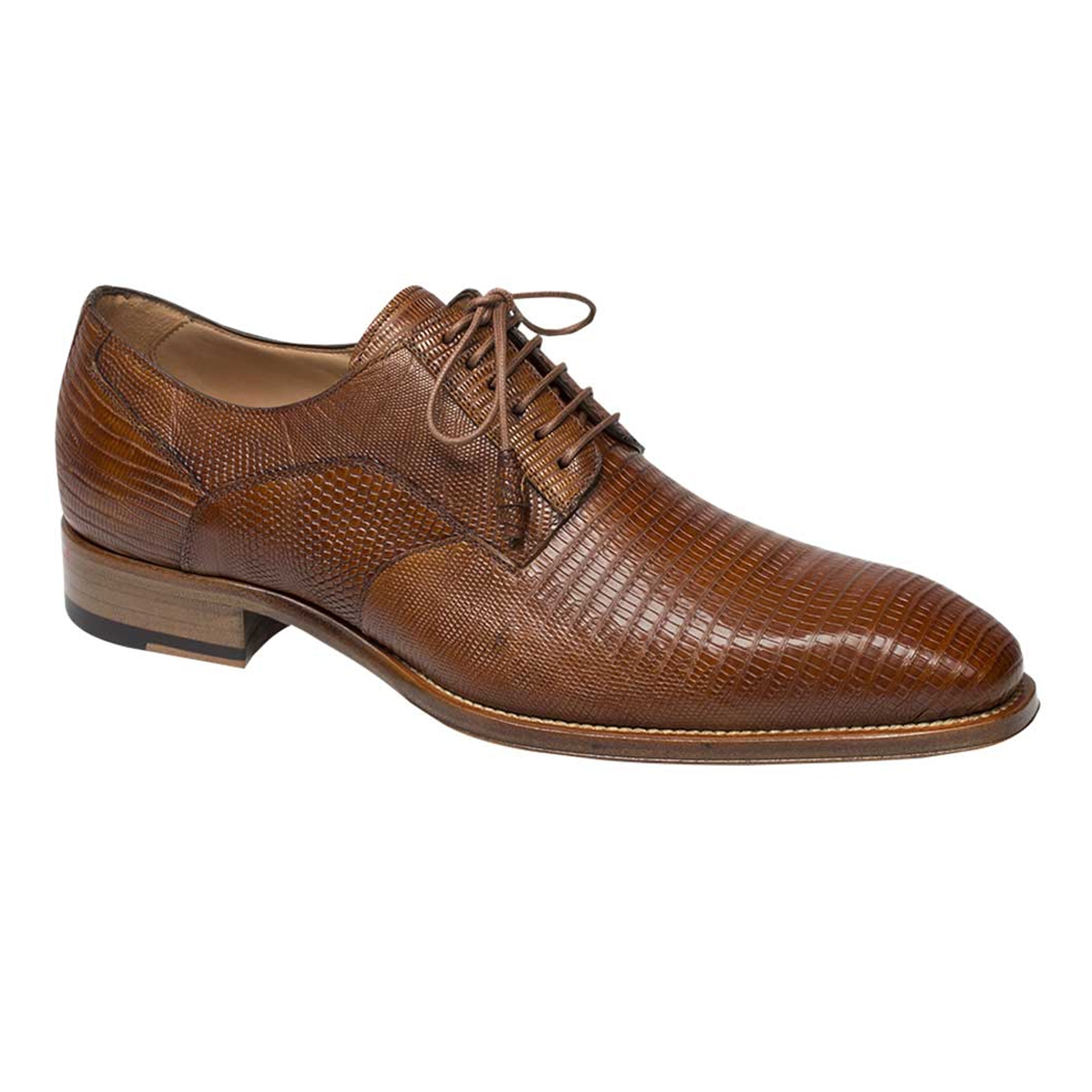 Mezlan Pegaso Lizard Dress Shoe Tan