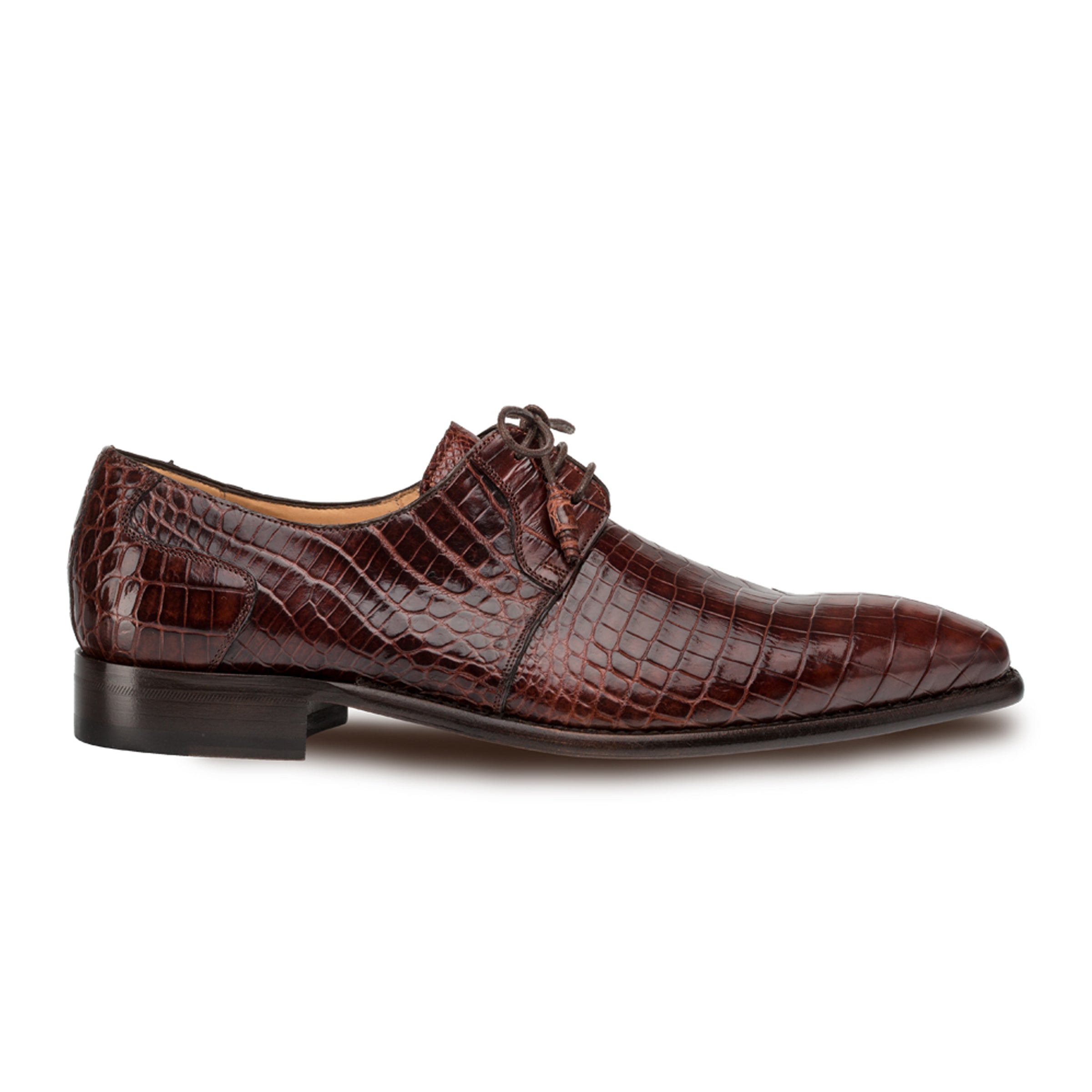 Mezlan Moscow Brown Alligator Dress Shoe