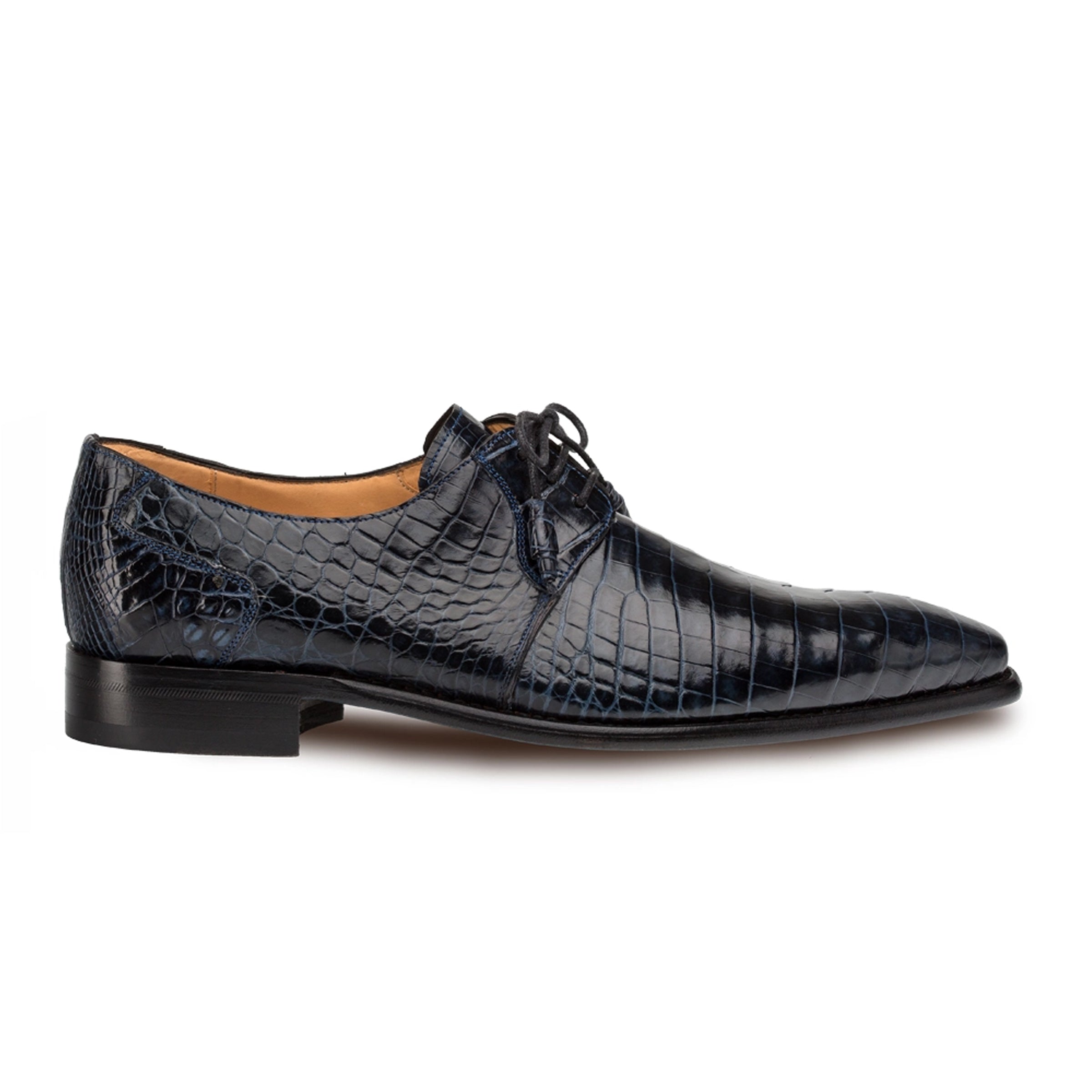 Mezlan Moscow Brown Alligator Dress Shoe