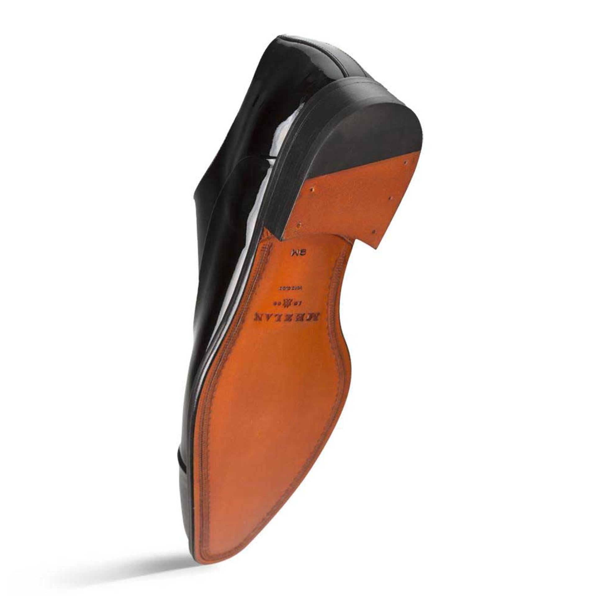 Mezlan Black Patent Leather Formal Oxford Shoes