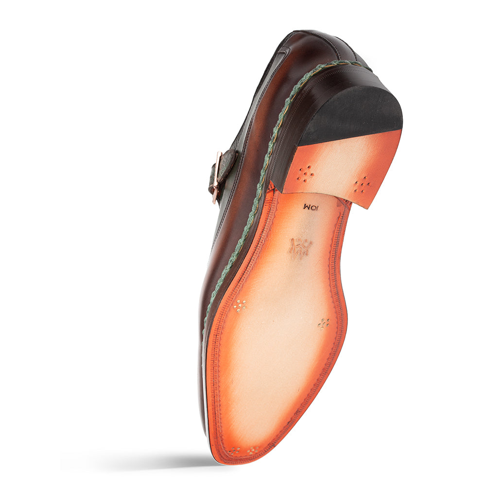 Artesano Two-toned Monk Strap by Mezlan