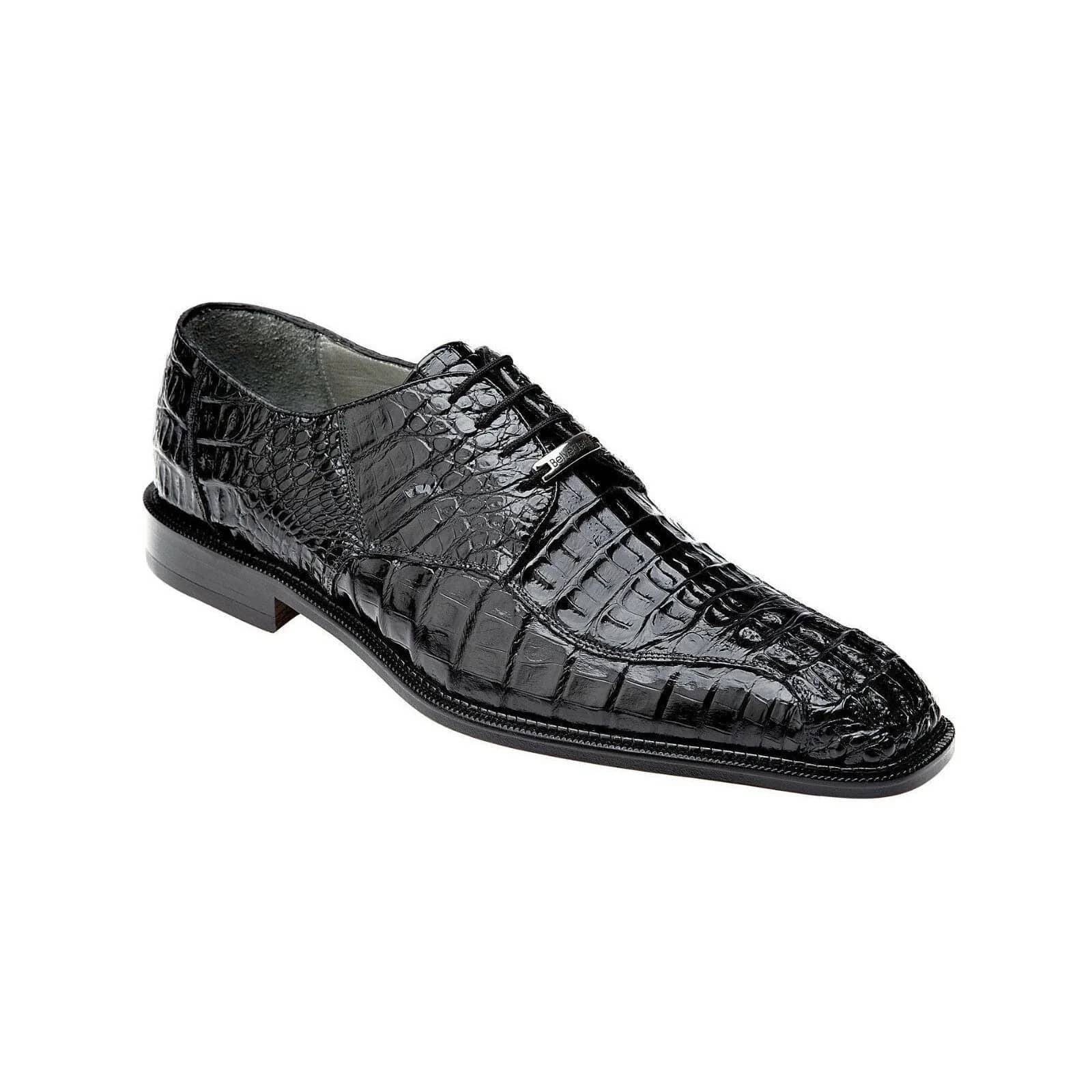 Belvedere Chapo Crocodile Hornback Oxfords