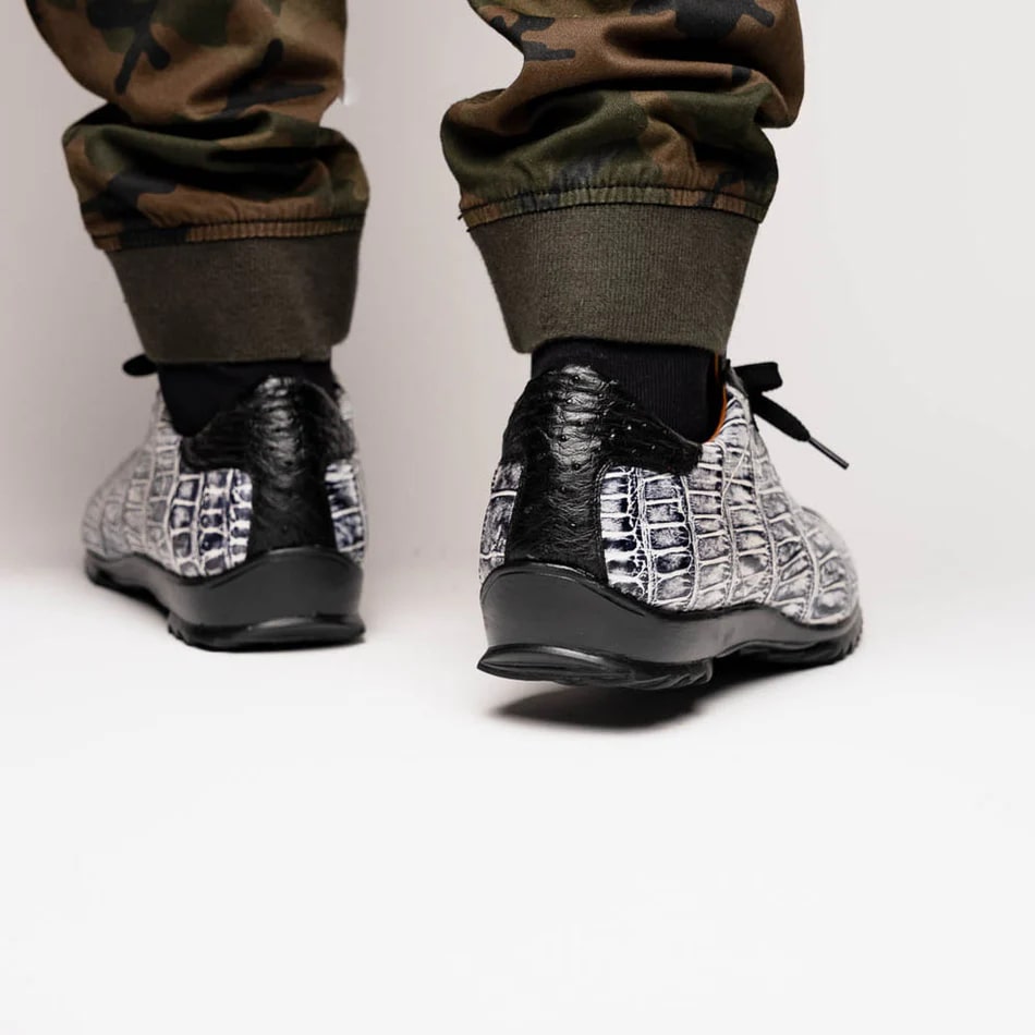 Marco Di Milano Saulo Ostrich Alligator Sneakers