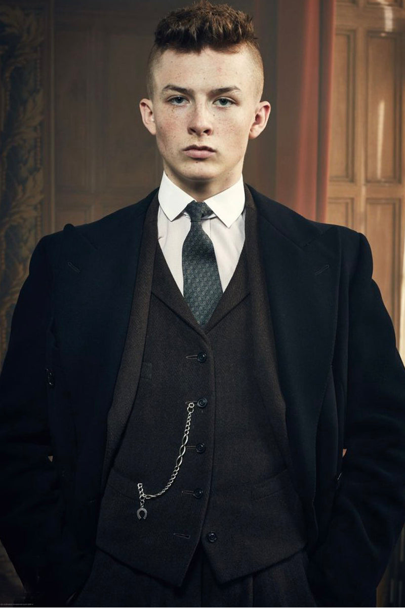 Peaky Blinders Finn Shelby 3 Piece Suit and Overcoat
