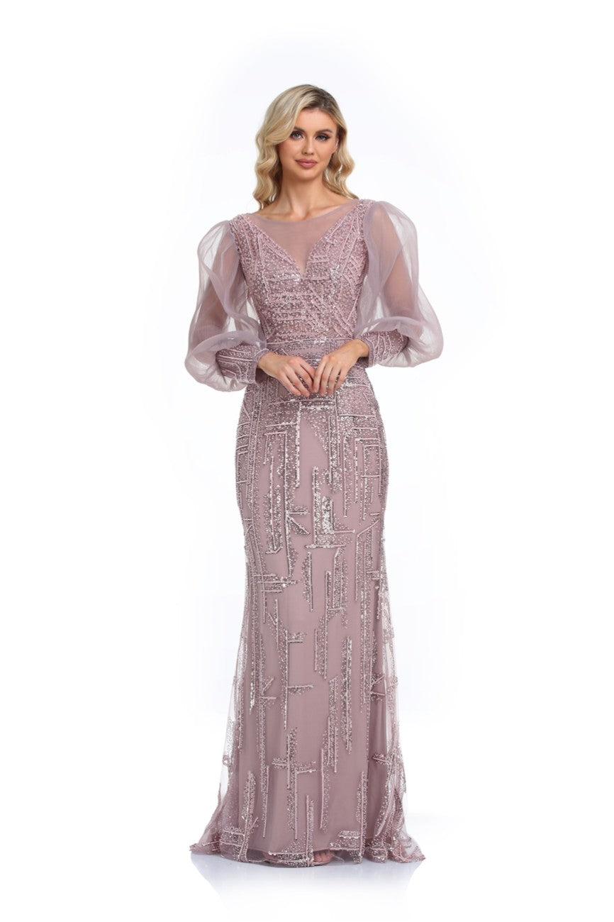 High Couture NR2276 Overskirt Long Formal A Line Evening Dress