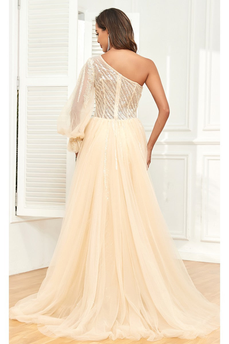 High Couture NR2329 Overskirt Long Formal Evening Dress