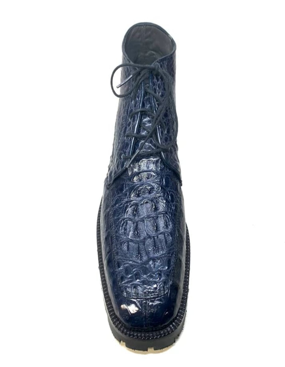Los Altos Hornback Crocodile Ankle Boots