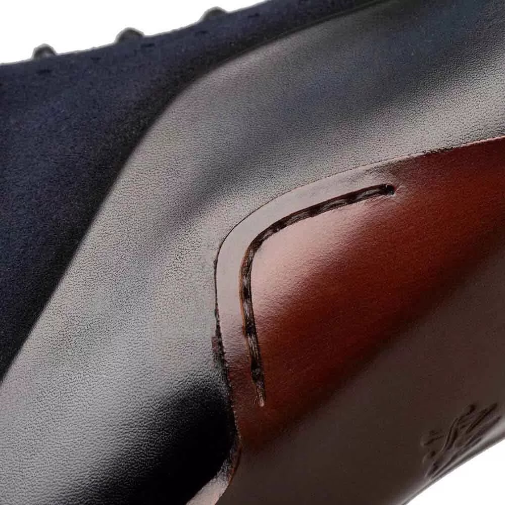 Mezlan Lontani Lace-Up Brogue Derby Shoes