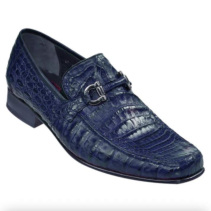 Los Altos Crocodile Belly Loafers
