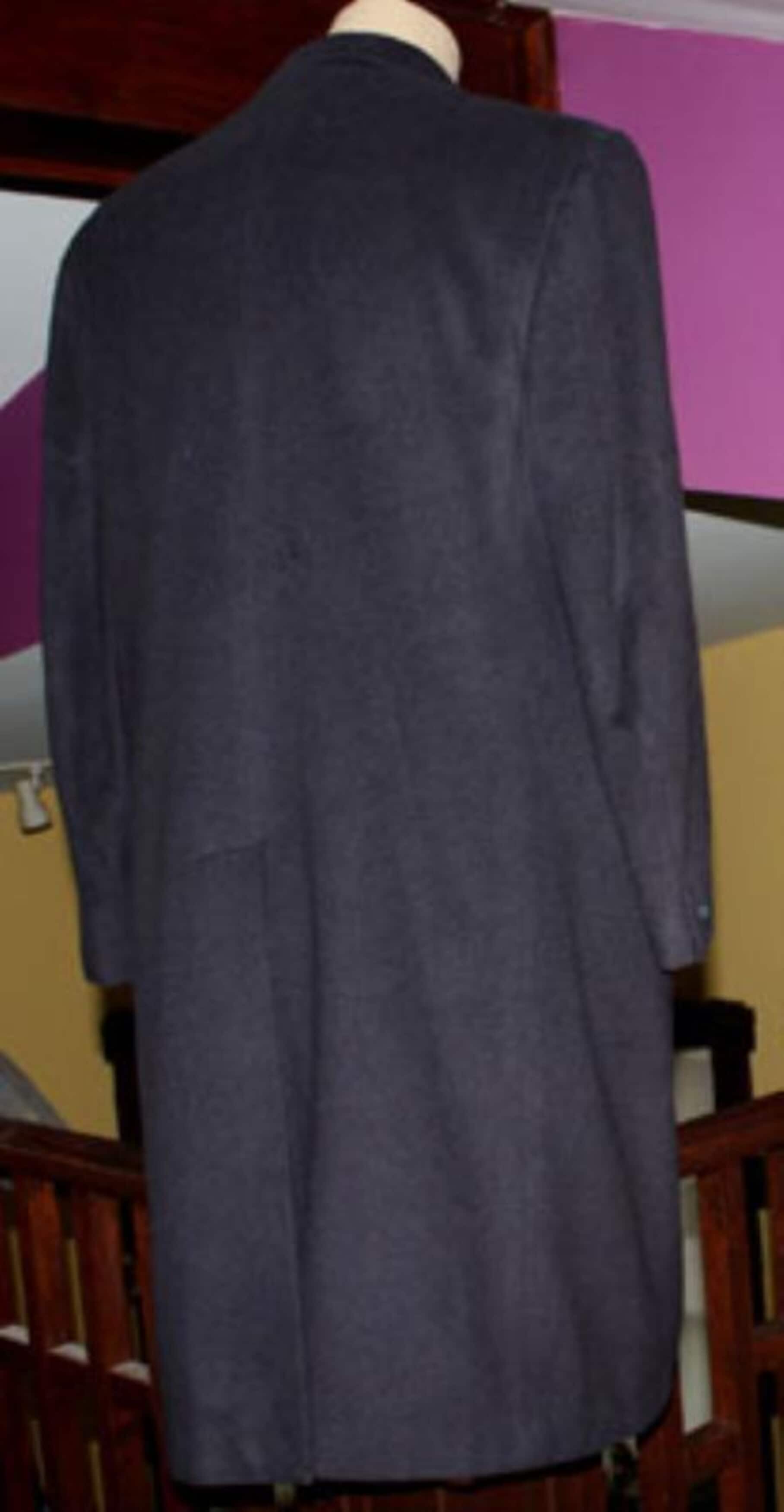 Wool Three-Button Men's Overcoat by AlligatorWarehouse