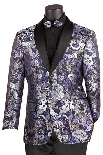 Navy Tuxedo Jacket