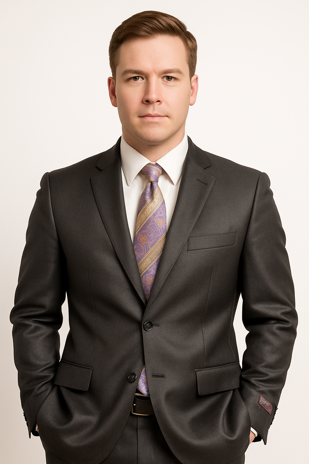 Mens Sharkskin Suits Two Button Suit New Edition Shiny Sharkskin Dark Brown