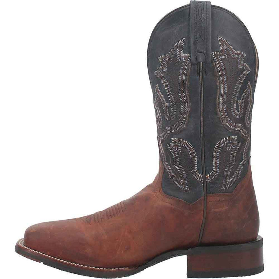 Winslow Brown Square Toe Leather Boot