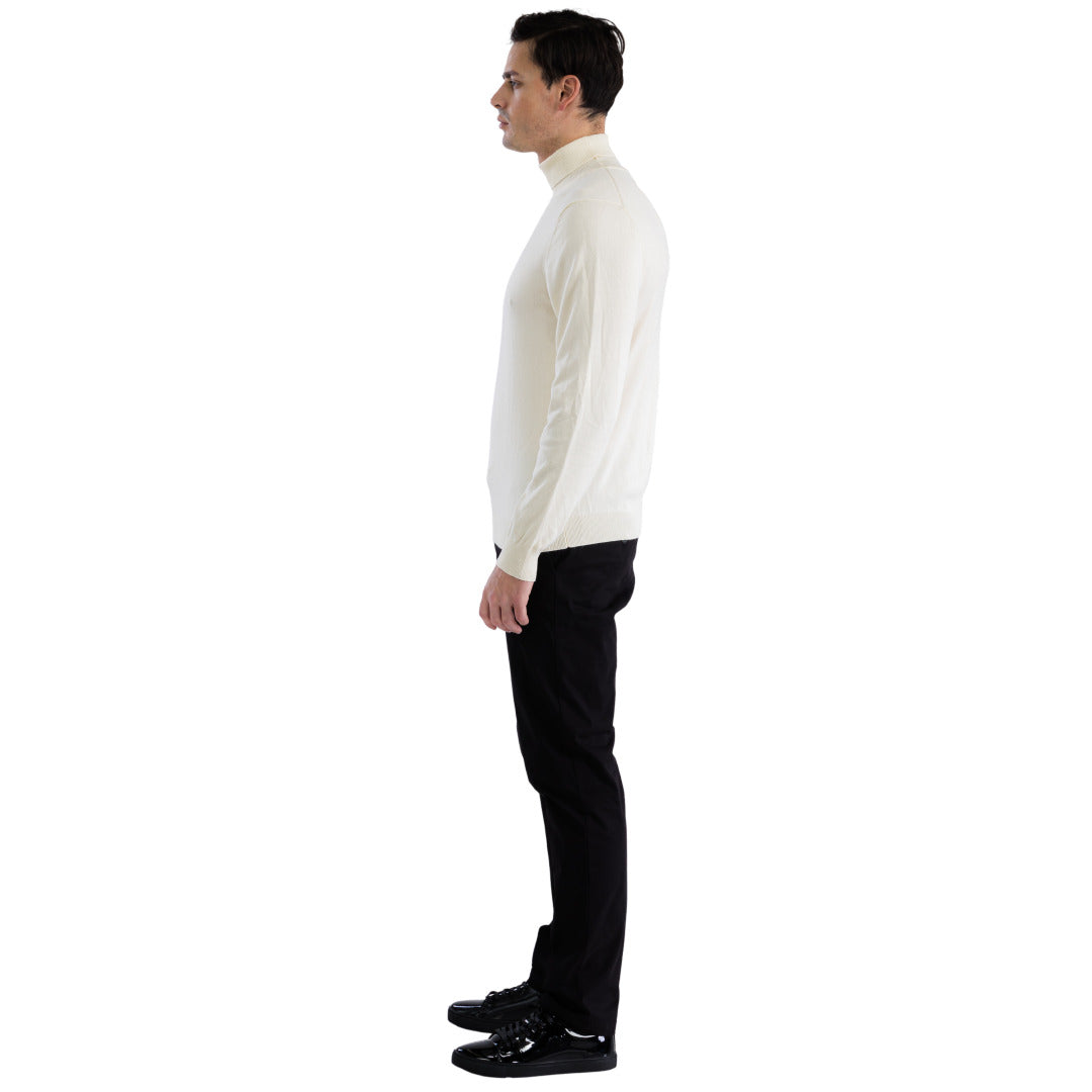 Off-White Turtleneck Pullover for Men