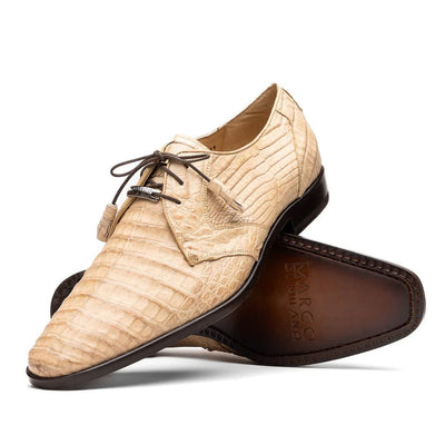 Marco Di Milano Caiman Crocodile Derby Oxfords
