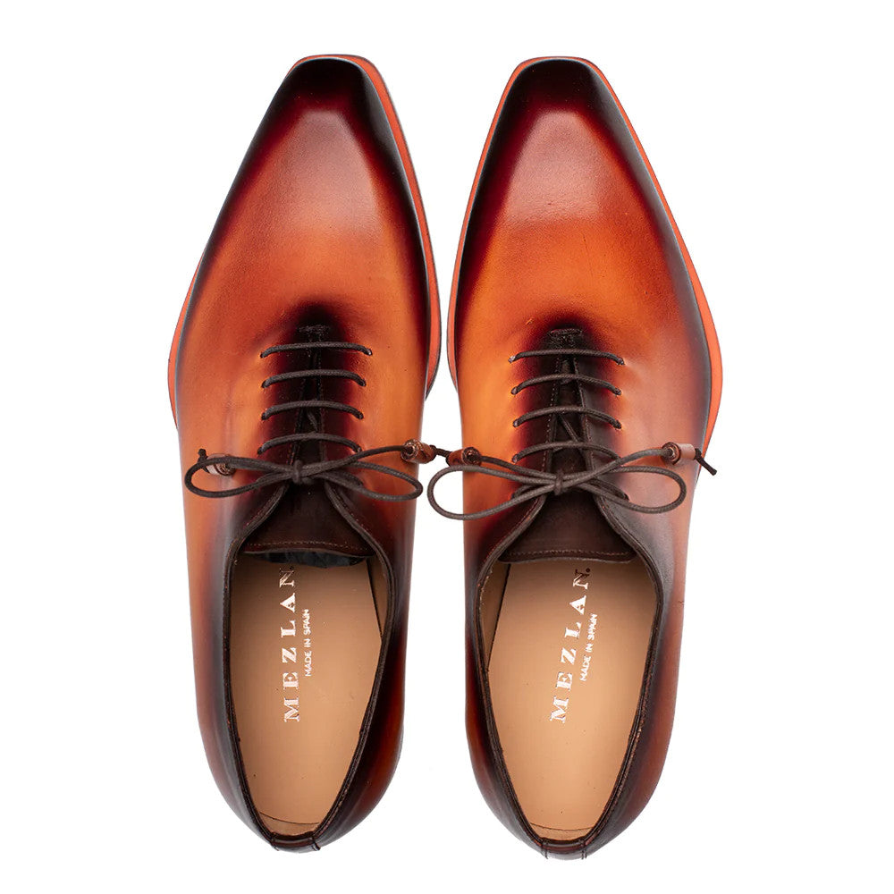 Dietro Whole Cut Oxford New Tan by Mezlan