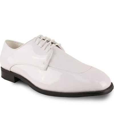 Men's Formal Tuxedo Off White Fully Lined Lace Up Dress Oxford Shoe For Men Perfect for Wedding