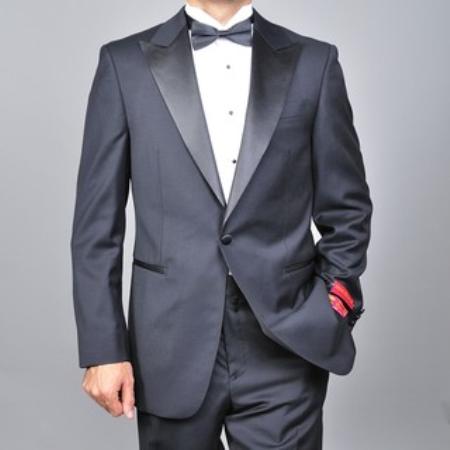 Authentic Mantoni Brand Men's One-button Tuxedo - High End Suits - High Quality Suits