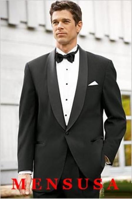 High Quality Men's One button Shawl Made of Worsted Virgin Wool Regular Fit Fashion Tuxedo For Men