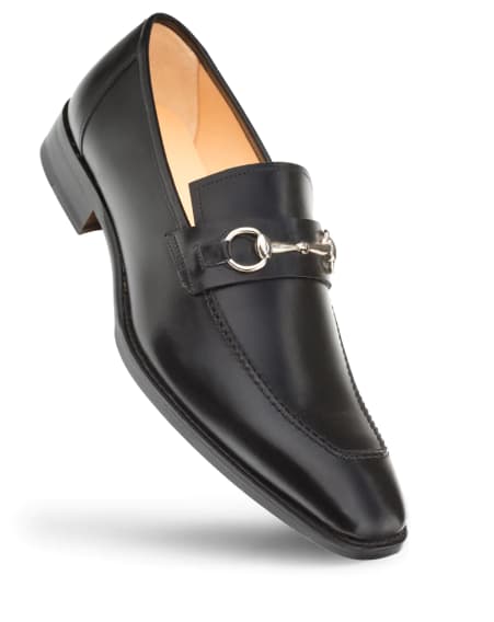 Ornament Loafer Black by Mezlan - Made in Spain