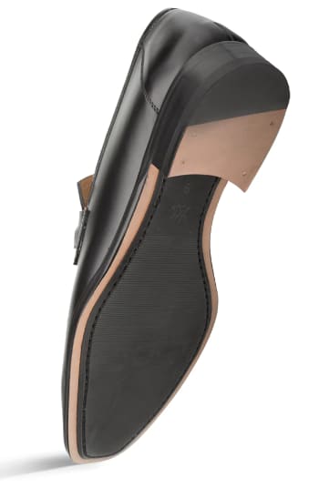 Ornament Loafer Black by Mezlan - Made in Spain