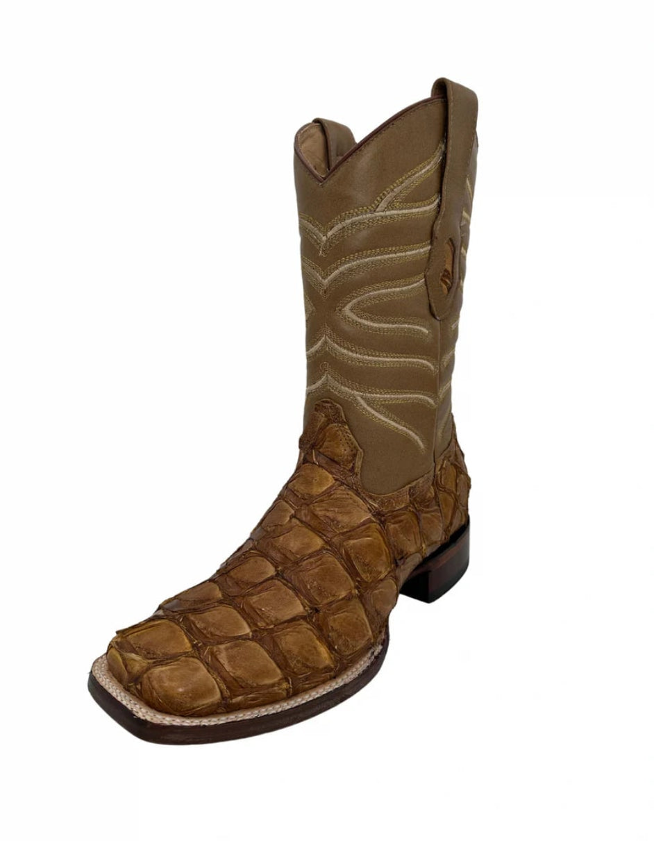 Men's Oryx Glossy Pirarucu Square Toe Boot