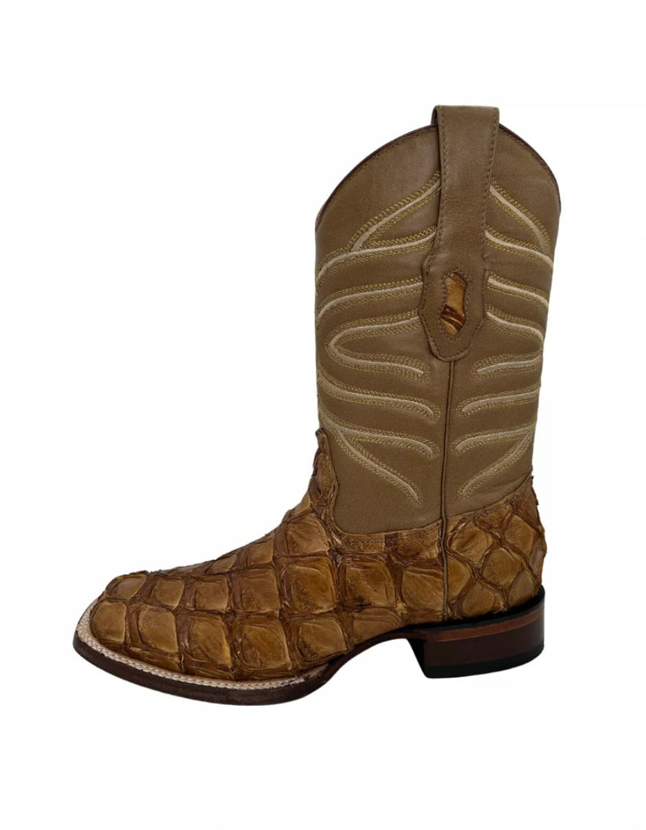 Men's Oryx Glossy Pirarucu Square Toe Boot