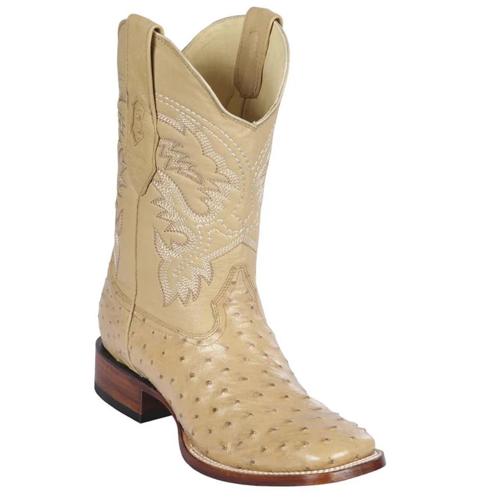Oryx Ostrich Square Toe Cowboy Boots