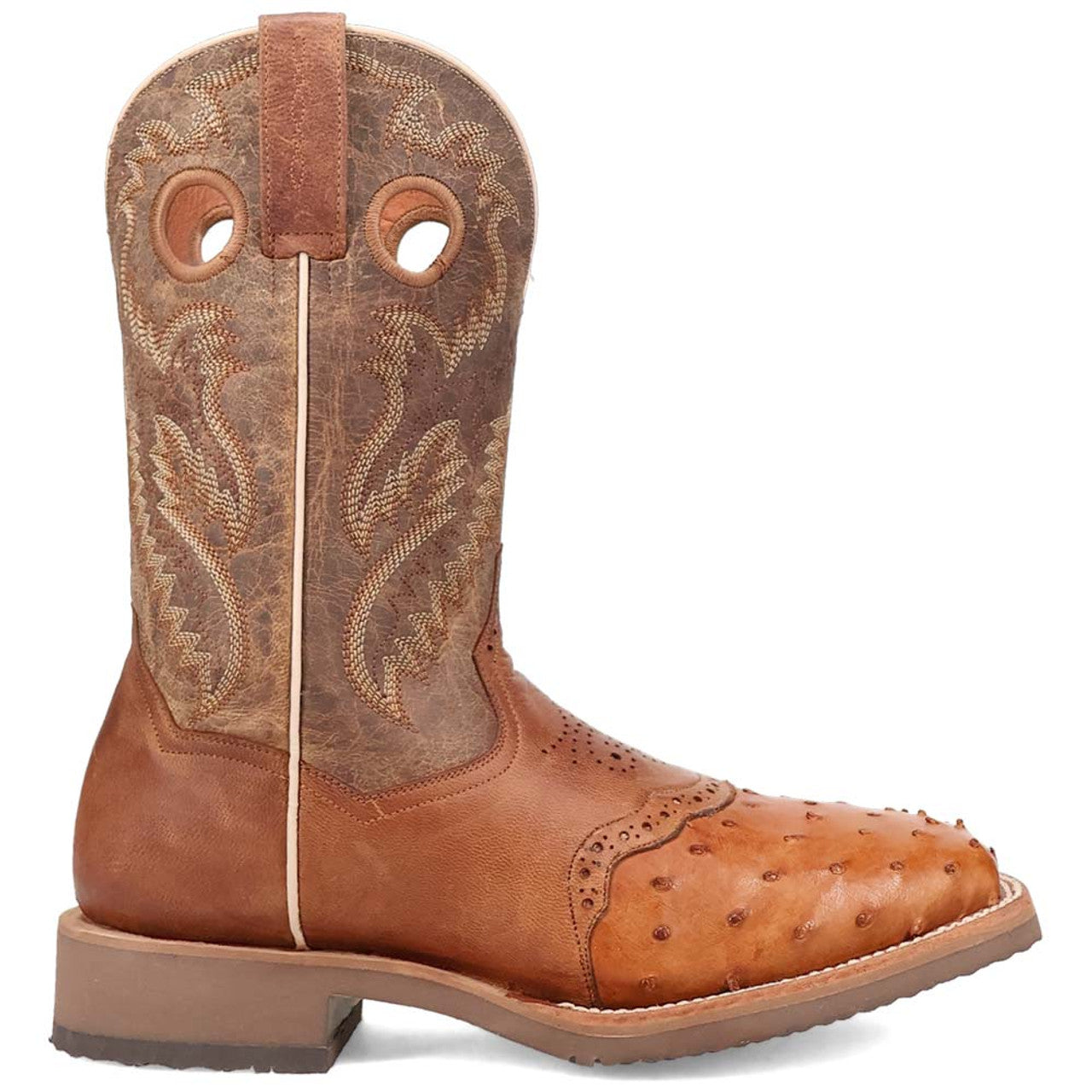 Dan Post Martel Ostrich Leather Western Boots
