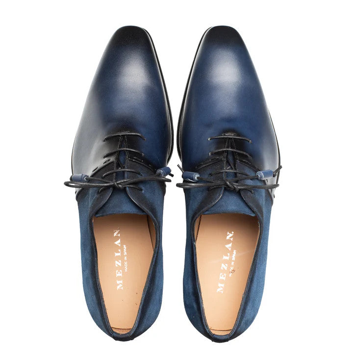 Colomer Calf/Suede Oxford by Mezlan - Made in Spain